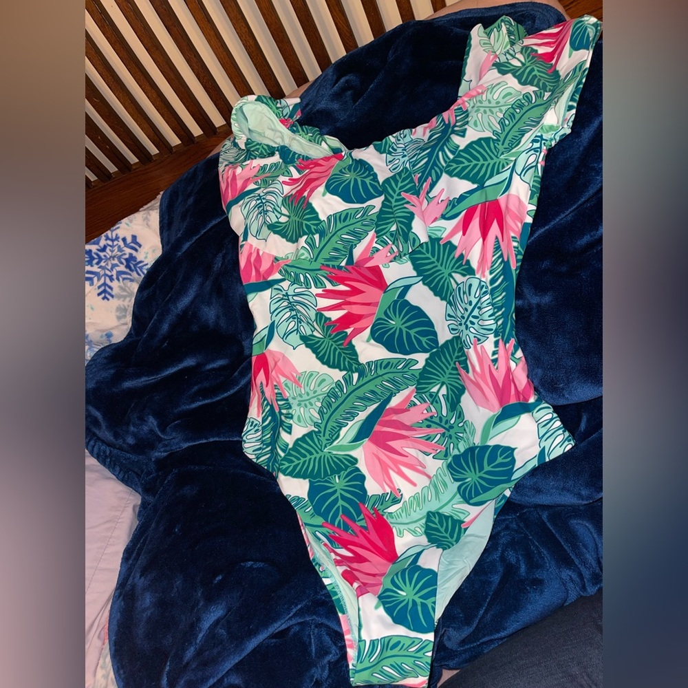 Matilda Jane Women’s Palm Tree Paradise Swimsuit